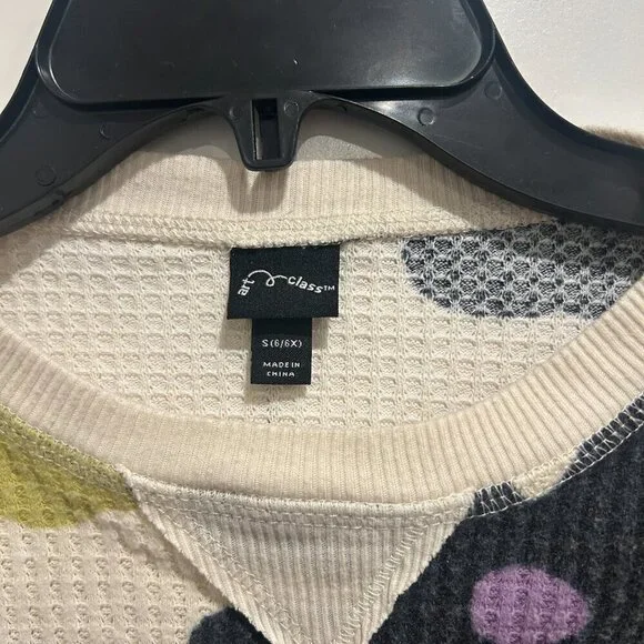 Art Class Girls Beige Flower Long Sleeve Top Size 6/6X, 3 for $15 Kids Bundle - Picture 3 of 9